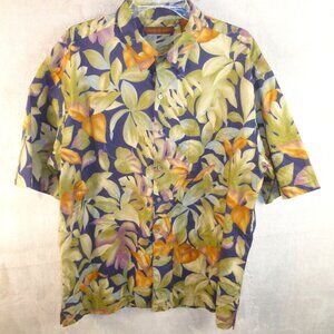 Tori Richard Mens Hawaiian Shirt 2XL Button Up Floral Hawaii Made